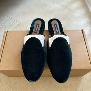 Margaux velvet flats